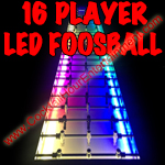 16 player led foosball